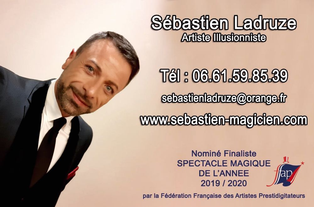 sébastien ladruze magicien close up et grandes illusions